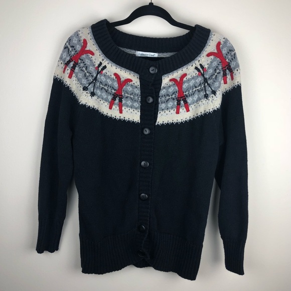 Coldwater Creek Sweaters - Coldwater Creek Ski slope cardigan/sweater Med